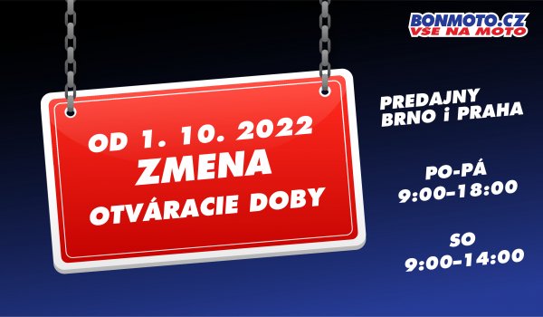 OD 1. 10. 2022 - SKRÁTENÁ OTVÁRACIA DOBA