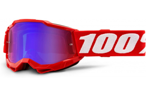 100% brýle ACCURI 2 Jr Neon Red dětské mirror red/blue