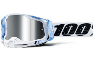100% RACECRAFT brýle Mixos stříbrné plexi