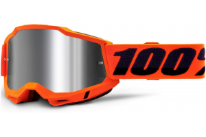 100% brýle ACCURI 2 Neon Orange silver flash