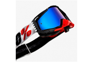 100% brýle RACECRAFT Marigot mirror blue