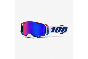 100% okuliare ARMEGA Genesis Hiper blue / red / mirror
