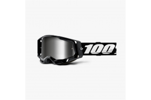 100% brýle RACECRAFT 2 Black mirror silver