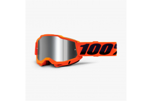 100% okuliare Accura 2 Neon Orange silver flash