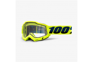 100% brýle ACCURI 2 ENDURO MX Fluo Yellow dual clear