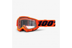 100% brýle ACCURI 2 ENDURO MX Neon Orange dual clear