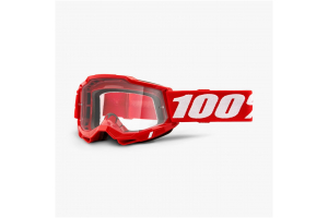 100% okuliare Accura 2 OTG Neon Red clear