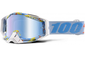 100% brýle RACECRAFT Hyperloop mirror/blue