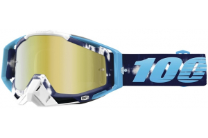100% brýle RACECRAFT Tiedye mirror/gold