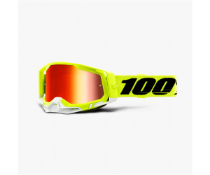 100% okuliare RACECRAFT 2 Yellow mirror red