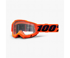 100% okuliare Accura 2 Neon Orange clear