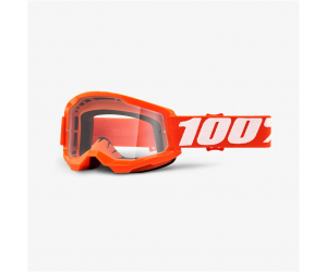 100% brýle STRATA 2 Orange clear