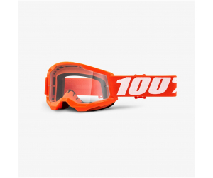 100% brýle STRATA 2 Jr Orange dětské clear