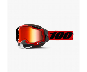 100% okuliare RACECRAFT 2 Snow Red mirror red