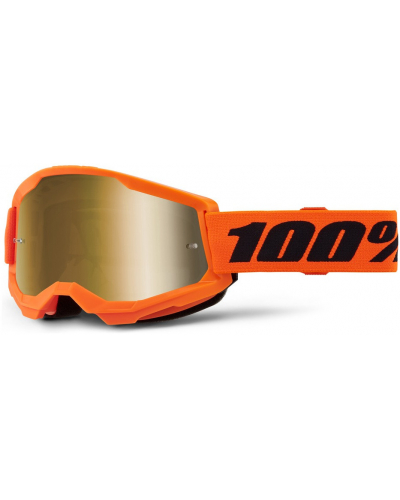 100% STRATA 2 NEW brýle oranžové zlaté plexi