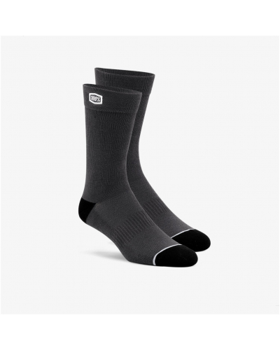 100% ponožky SOLID šedá