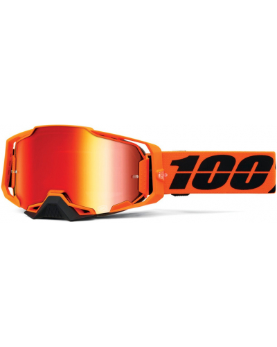 100% ARMEGA brýle CW2 červené plexi