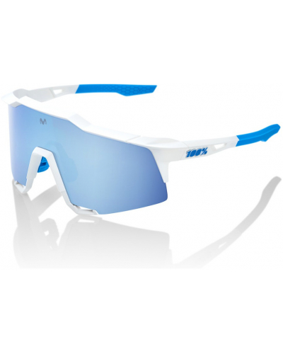 100% slnečné okuliare SPEEDCRAFT Movistar Team HIPER modré sklo