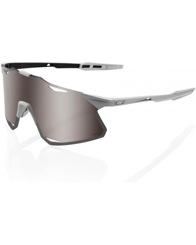 100% sluneční brýle HYPERCRAFT Matte Stone Grey HIPER stříbrné sklo