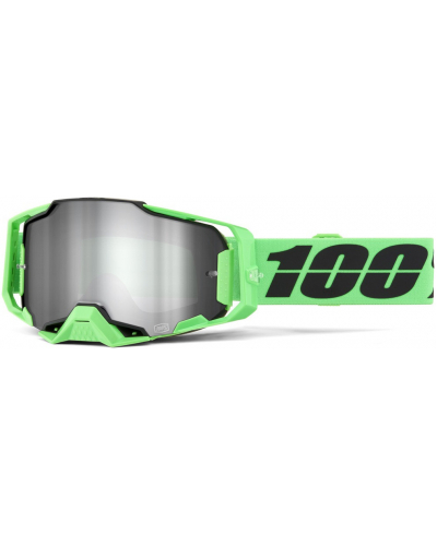100% ARMEGA brýle ANZA 2 zrcadlové stříbrné plexi