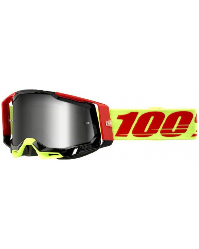 100% RACECRAFT 2 brýle Wiz stříbrné plexi