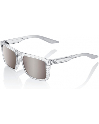 100% sluneční brýle RENSHAW Polished Crystal Haze HIPER stříbrné sklo