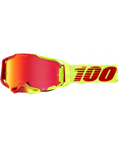 100% ARMEGA brýle Solaris HIPER červené plexi