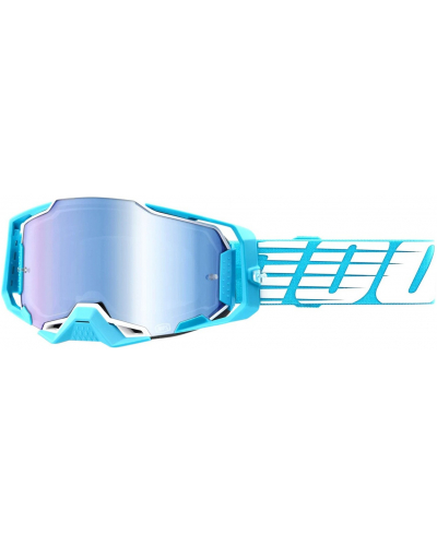 100% ARMEGA okuliare Oversized Sky modré plexi