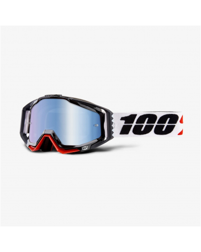 100% brýle RACECRAFT Marigot mirror blue