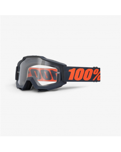 100% okuliare ACCURI OTG Gunmetal clear