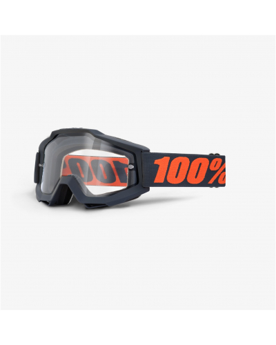 100% okuliare Accura Enduro Gunmetal dual / clear