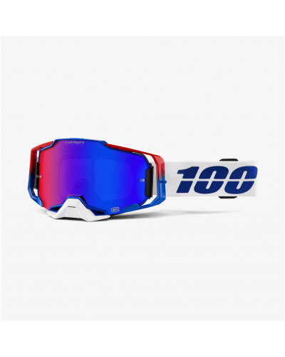 100% brýle ARMEGA Genesis HiPER blue/red/mirror