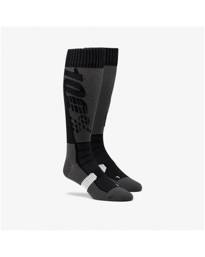 100% ponožky HI-SIDE black / grey