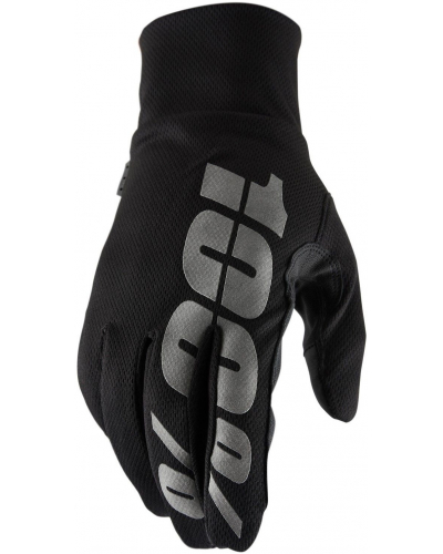 100% rukavice HYDROMATIC black