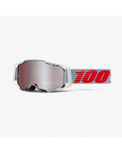 100% brýle ARMEGA X-Ray HiPER mirror silver 