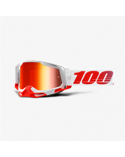 100% brýle RACECRAFT 2 St-Kith mirror red