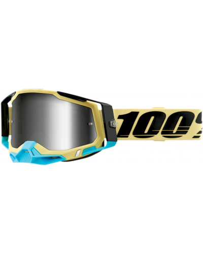 100% brýle RACECRAFT 2 Airblast mirror silver