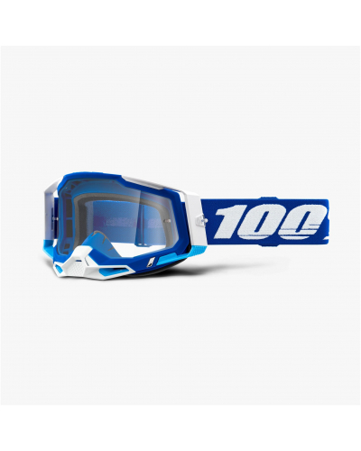 100% brýle RACECRAFT 2 Blue clear