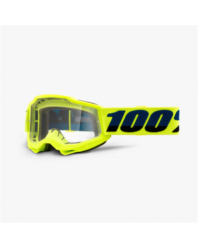 100% brýle ACCURI 2 Jr Fluo Yellow dětské clear