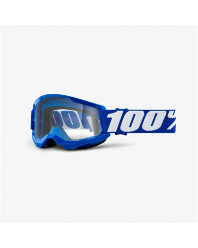 100% brýle STRATA 2 Jr Blue dětské clear