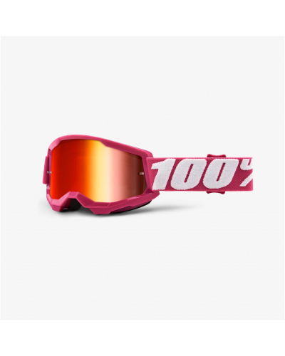 100% brýle STRATA 2 Jr Fletcher dětské mirror red
