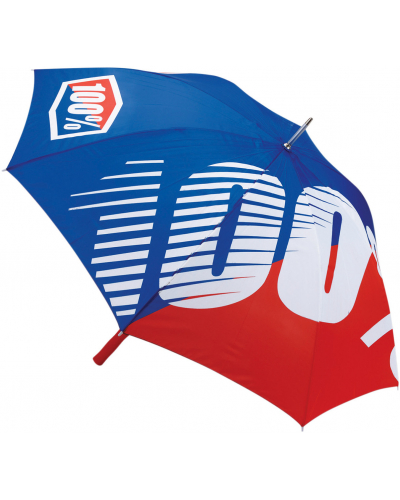 100% deštník LOGO Premium blue/red