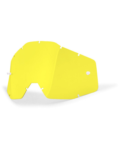 100% plexi RACECRAFT/ACCURI/STRATA yellow