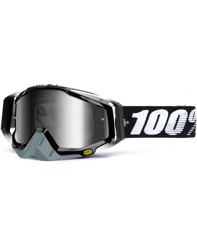 100% brýle RACECRAFT Legacy mirror/silver