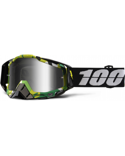 100% okuliare RACECRAFT Bootcamp mirror/silver