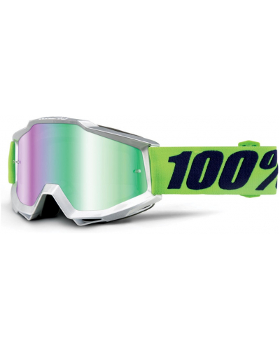 100% brýle ACCURI Nova mirror/green