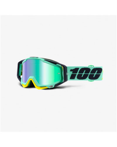 100% brýle RACECRAFT Kloog mirror green
