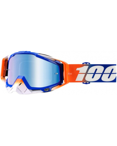 100% okuliare RACECRAFT Roxburry mirror blue