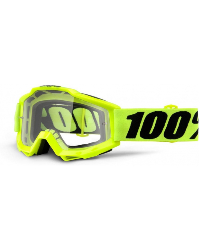 100% brýle ACCURI OTG Fluo Yellow clear
