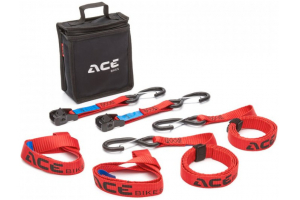ACEBIKES popruhy CAM BUCKLE Pre 2-pack red